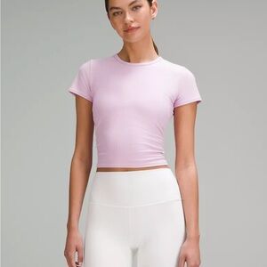 Lululemon All It Takes Ribbed Nulu Tshirt size 6